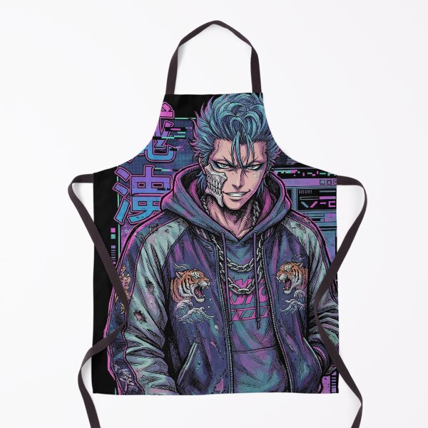 Item preview, Bleach Grimmjow Panther Estigma Casual Vaporwave CRT Glitch designed and sold by Senpaiwaves.