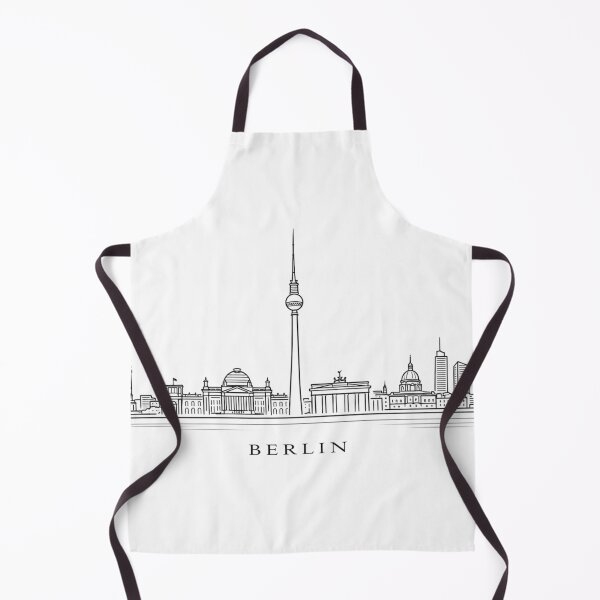Item preview, Berlin skyline line art illustration designed and sold by CLOUTKULT.