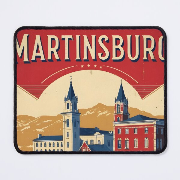 Item preview, Martinsburg West Virginia 1950s USA Vintage Travel Tourism designed and sold by TravelersGems.