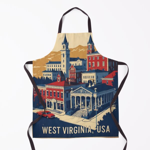 Item preview, Martinsburg West Virginia 1950s USA Vintage Travel Tourism designed and sold by TravelersGems.