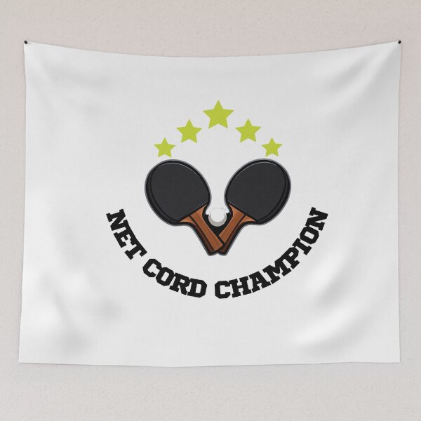 Item preview, Net Cord Champion | Funny Table Tennis Luck & Skills Graphic Tee designed and sold by OhMyPingCo.