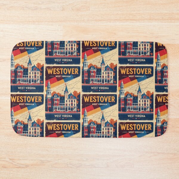 Item preview, Westover West Virginia 1950s USA Vintage Travel Tourism designed and sold by TravelersGems.