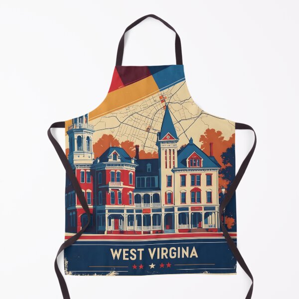Item preview, Westover West Virginia 1950s USA Vintage Travel Tourism designed and sold by TravelersGems.