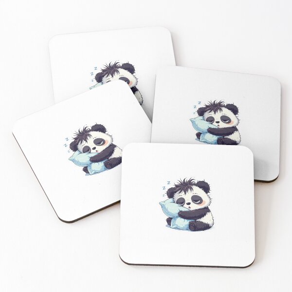 Item preview, Cute Sleepy Panda Sticker ?? | Cozy Lazy Mood Aesthetic | Kawaii Animal Sleeping Design. designed and sold by Subhash1562.