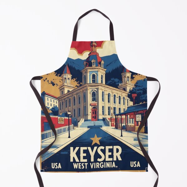 Item preview, Keyser West Virginia 1950s USA Vintage Travel Tourism designed and sold by TravelersGems.