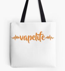 Vape Life Heartbeat - Vape Vaping Gift Shirt Tee Tote Bag