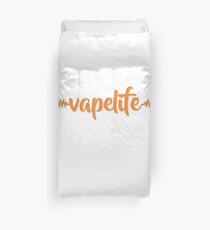 Vape Life Heartbeat - Vape Vaping Gift Shirt Tee Duvet Cover