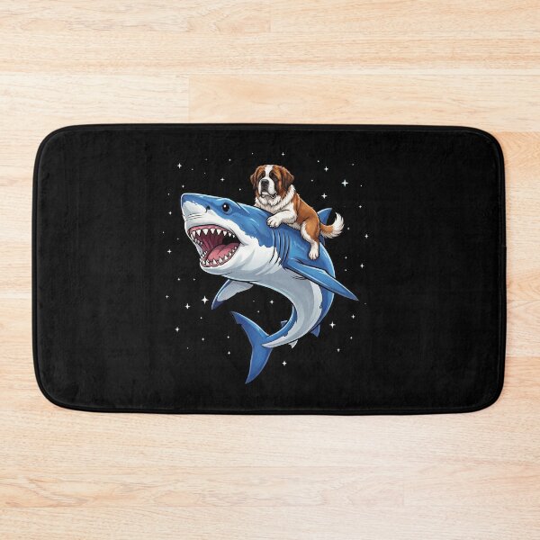 Item preview, Funny Saint Bernard Shark Dog Mom Dad Lover designed and sold by TerryConnells.