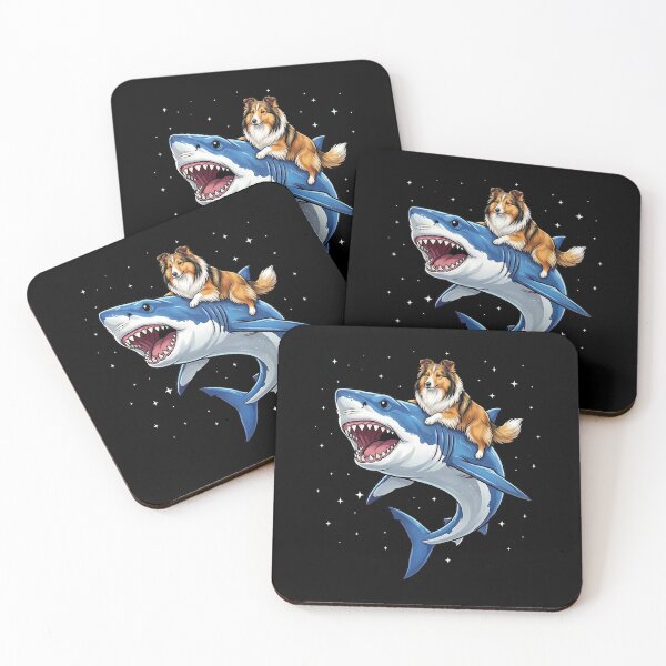 Item preview, Funny Shetland Sheepdog Shark Dog Mom Dad Lover designed and sold by TerryConnells.