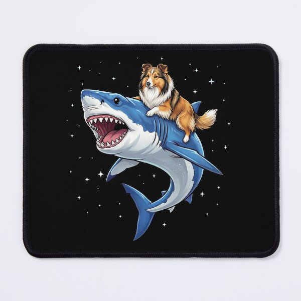 Item preview, Funny Shetland Sheepdog Shark Dog Mom Dad Lover designed and sold by TerryConnells.
