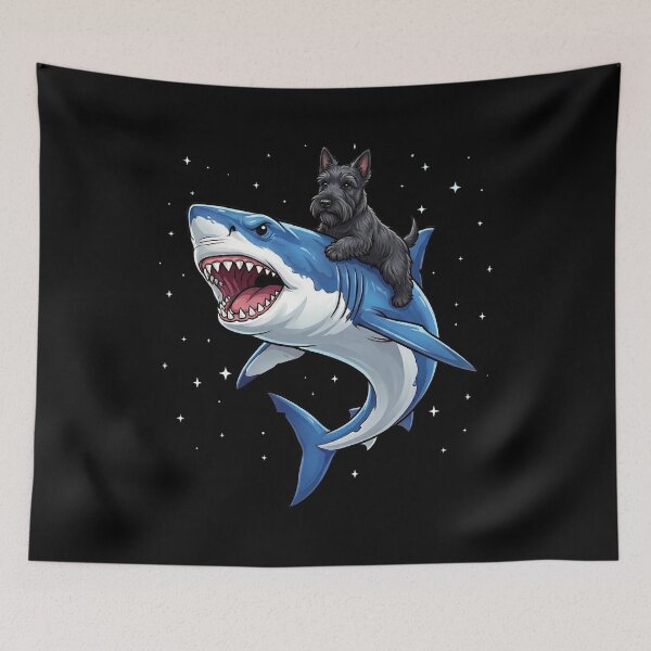 Item preview, Funny Scottish Terrier Shark Dog Mom Dad Lover designed and sold by TerryConnells.