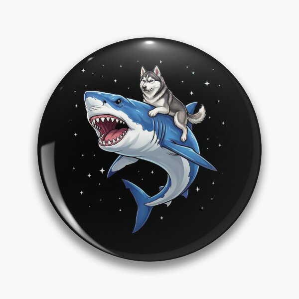 Item preview, Funny Siberian Husky Shark Dog Mom Dad Lover designed and sold by TerryConnells.
