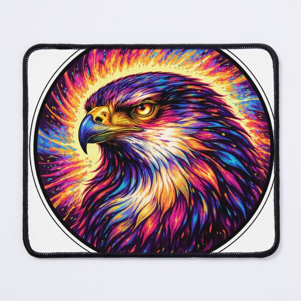 Item preview, Colorful Neon Falcon Sticker designed and sold by MiteiArt.
