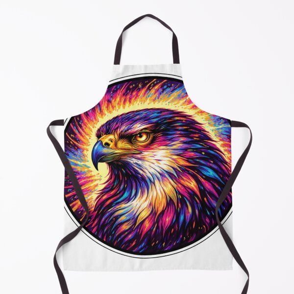 Item preview, Colorful Neon Falcon Sticker designed and sold by MiteiArt.