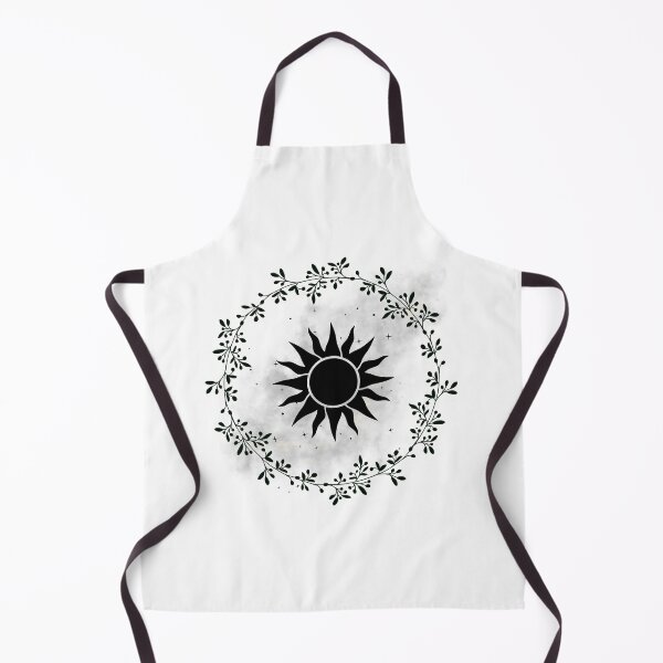 Item preview, Minimalist Celestial Sun with Botanical Wreath – Boho Mystic Design designed and sold by eachside-nik.