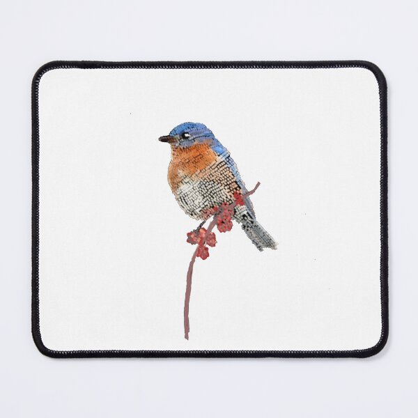 Item preview, Mosaic Eastern Bluebird on Branch designed and sold by My-Pebble.