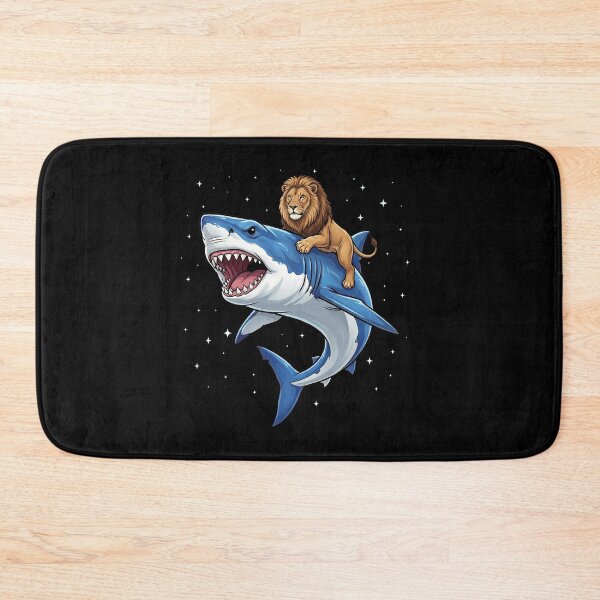 Item preview, Funny Tiger Riding Shark Animal Lover designed and sold by TerryConnells.
