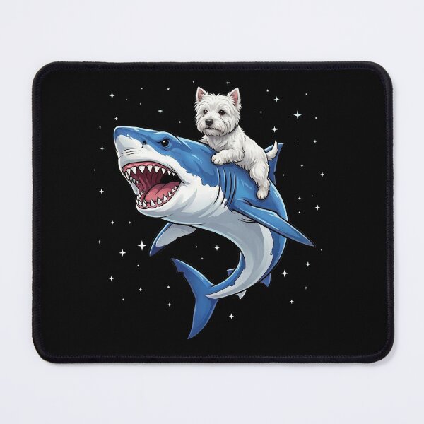 Item preview, Funny West Highland White Terrier Shark Dog Mom Dad Lover designed and sold by TerryConnells.