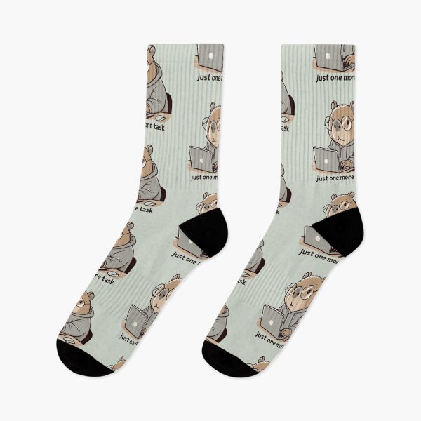 Item preview, Just One More Task – Funny Capybara Design designed and sold by Dogandesighn.