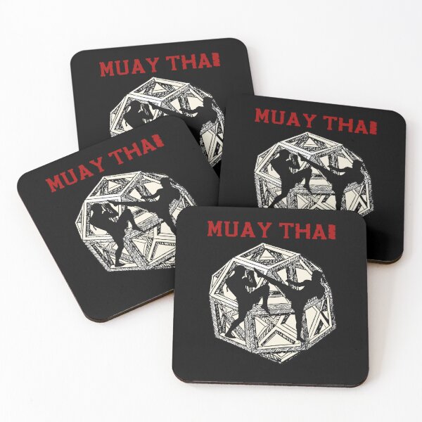 Item preview, Muay Thai Geometric Spirit Martial Arts Abstract Art designed and sold by area248.