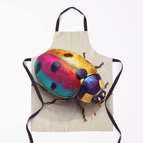 Item preview, Colorful Rainbow Ladybug – Cute Multicolor Ladybird Nature Art designed and sold by WordPlayStudio.