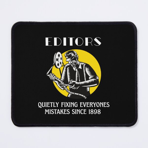 Item preview, Quietly Fixing Mistakes Since 1898 - post production design -white text designed and sold by jkleditor.