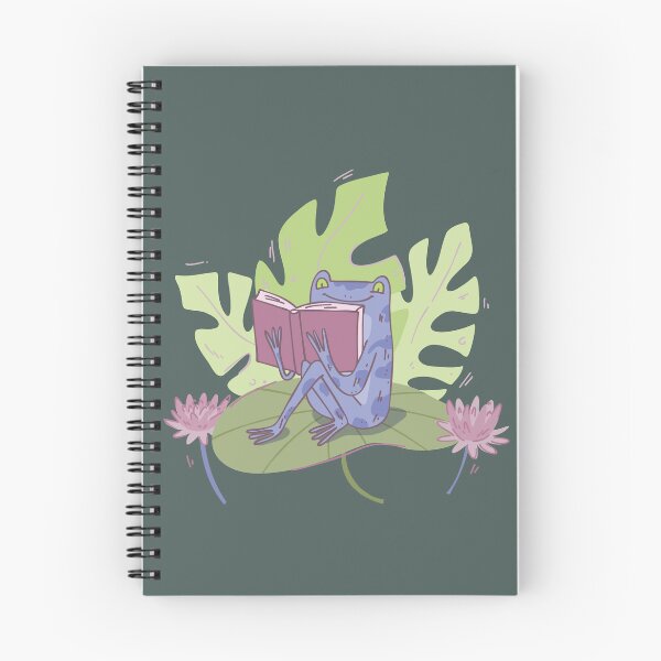 Item preview, Cute Frog Reading Book – Funny Book Lover Sticker, Frog Illustration designed and sold by anyramagic.