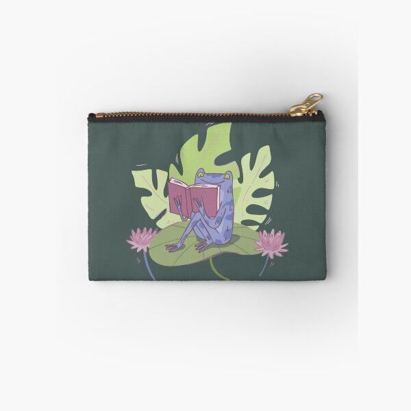 Item preview, Cute Frog Reading Book – Funny Book Lover Sticker, Frog Illustration designed and sold by anyramagic.