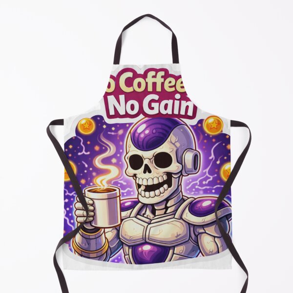 Item preview, Anime Villain Skeleton Coffee Sticker designed and sold by MiteiArt.