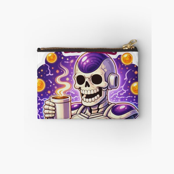 Item preview, Anime Villain Skeleton Coffee Sticker designed and sold by MiteiArt.
