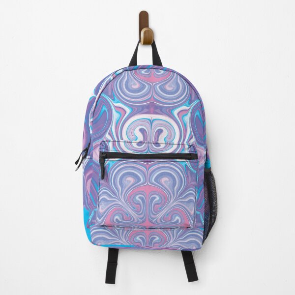 Item preview, pink and blue mandala art designed and sold by Feral Lines Studio .