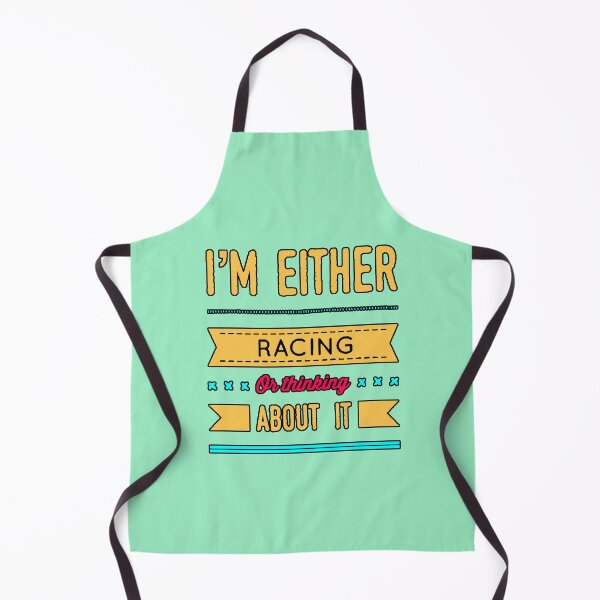 Item preview, I'm Either Racing or Thinking About It - Design for Motor Lovers - Funny Racing Phrase - Gift for Racing Fans designed and sold by AstronautMerch.