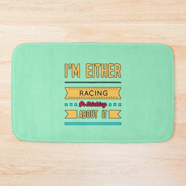 Item preview, I'm Either Racing or Thinking About It - Design for Motor Lovers - Funny Racing Phrase - Gift for Racing Fans designed and sold by AstronautMerch.