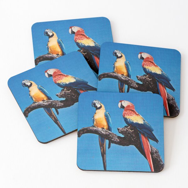 Item preview, Colorful macaws - vintage animals designed and sold by Inspirationmotivation.