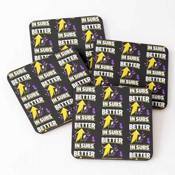 Item preview, Better In Subs Anime Fan Statement Design designed and sold by TeeTimeTreasure.