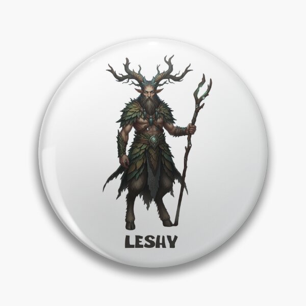 Item preview, Leshy Slavic Mythology Forest Spirit Protector Guardian Dark Fantasy designed and sold by GogaVibeRe.