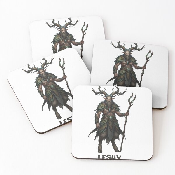 Item preview, Leshy Slavic Mythology Forest Spirit Protector Guardian Dark Fantasy designed and sold by GogaVibeRe.