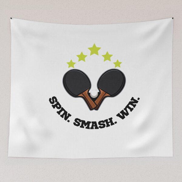 Item preview, Spin Smash Win | Funny Table Tennis Athlete & Coach Gift Tee designed and sold by OhMyPingCo.