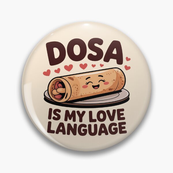Item preview, Dosa Is My Love Language – Cute Kawaii Indian Food Design | Funny South Indian Food Lover Gift designed and sold by Globalcitytees.
