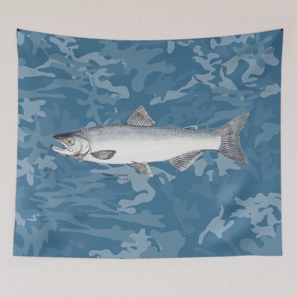 Item preview, Kokanee Salmon Painting designed and sold by Stephen Emms.