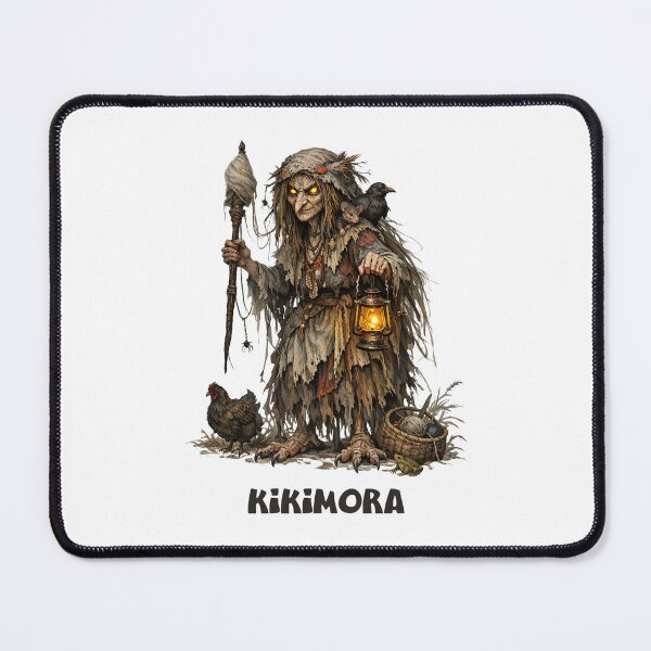 Item preview, Kikimora Slavic Mythology Domestic Spirit Dark Folk Art Witch designed and sold by GogaVibeRe.