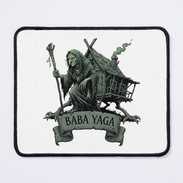 Item preview, Baba Yaga Slavic Mythology Witch House on Chicken Legs Dark Fantasy designed and sold by GogaVibeRe.