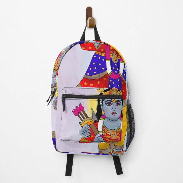 Item preview, Lord Rama and Krishna Divine Artwork – Hindu Spiritual Duo Illustration designed and sold by Harshit_Digital_Arts.