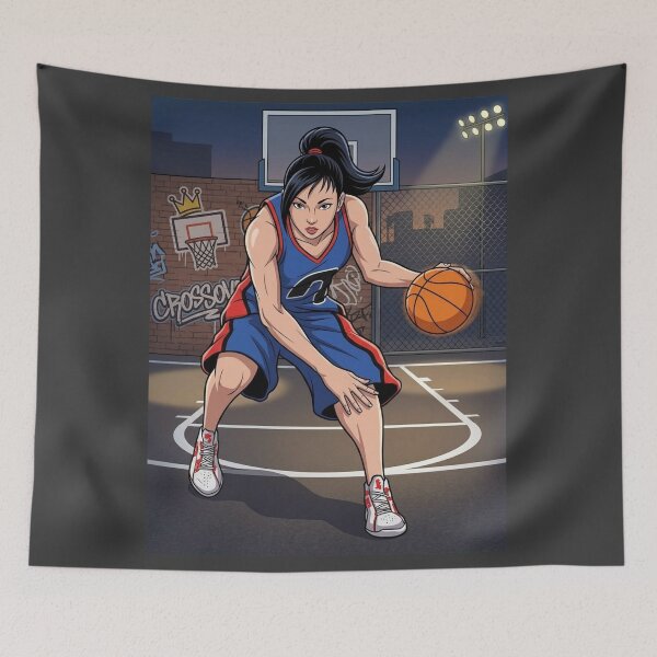 Item preview, Crossover Queen: Female Athlete Comic Illustration designed and sold by KabronX.