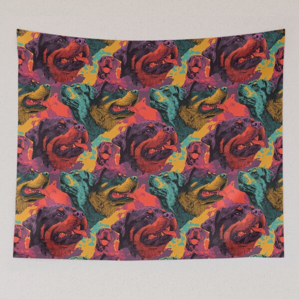 Item preview, Colorful Wild Dog Camo Pattern  - Christmas Gift Baskets designed and sold by RoyalStarsPatts.