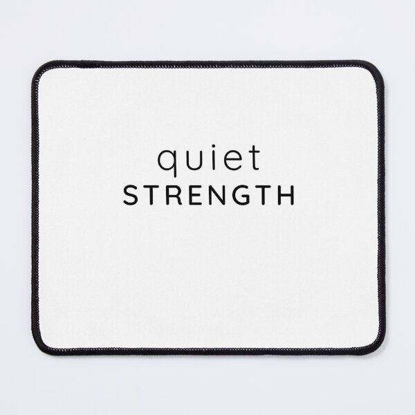 Item preview, Quiet Strength – Minimalist Motivational Quote designed and sold by Stillpath Co..