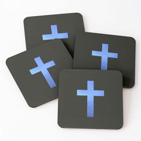Item preview, Pale blue cross. designed and sold by moths-minor.