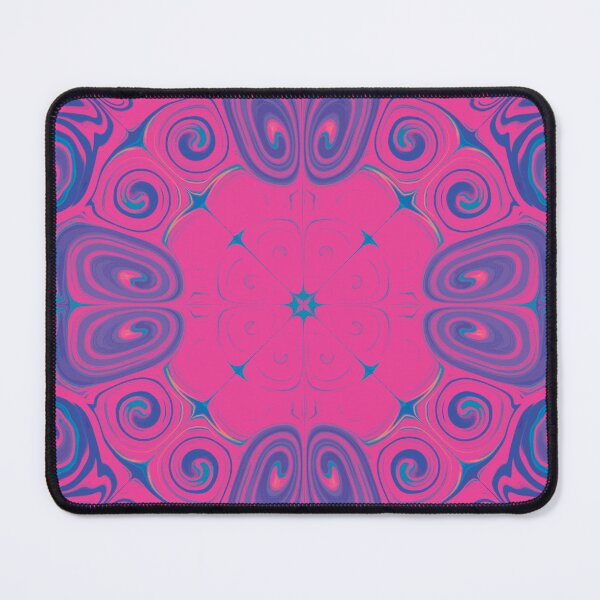 Item preview, Much pink and bright mandala art designed and sold by Feral Lines Studio .