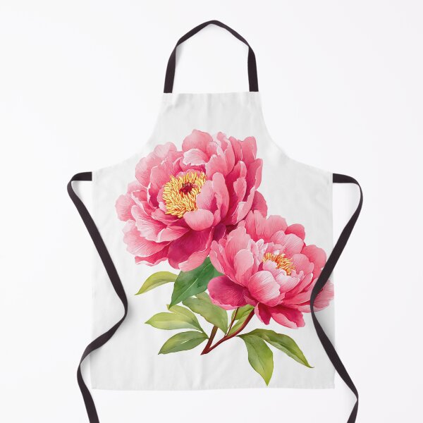 Item preview, Pink Peony Bouquet with Green Leaves - Elegant Romantic Floral Art Print designed and sold by DesignArtist.ia.
