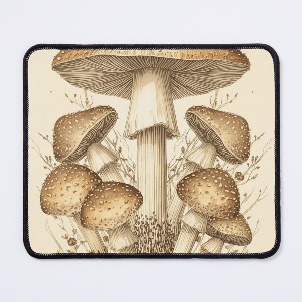 Item preview, Enchanted Forest Mushroom Cottagecore Art designed and sold by FredyDesignHub.